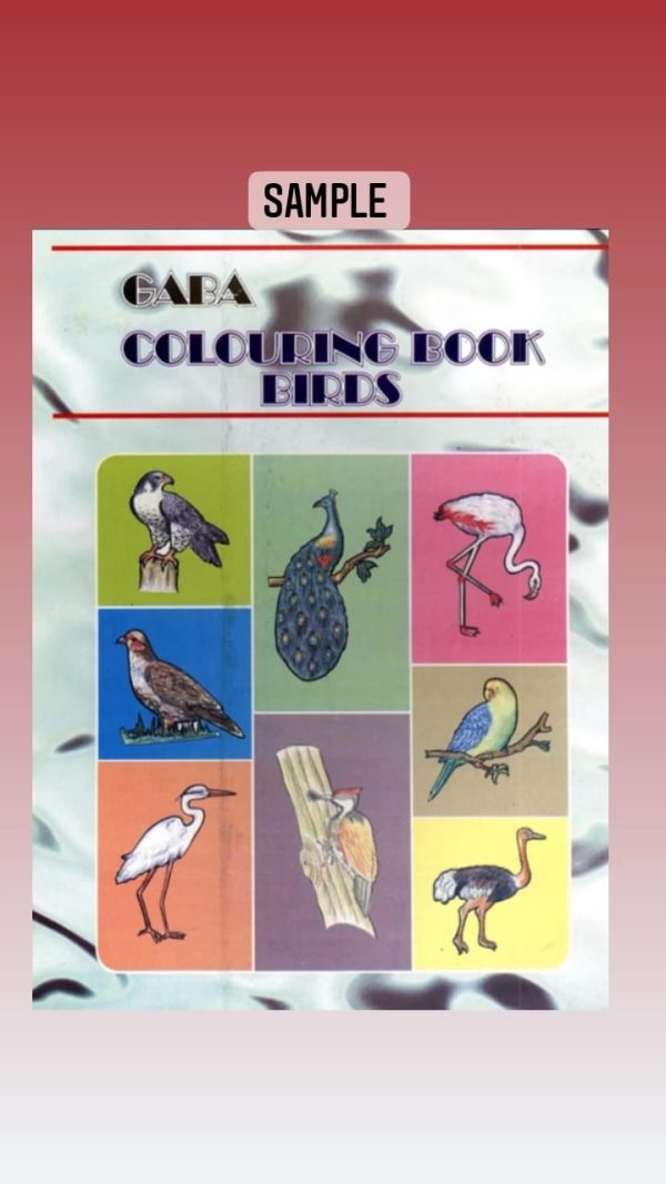 Gaba coloring book birds