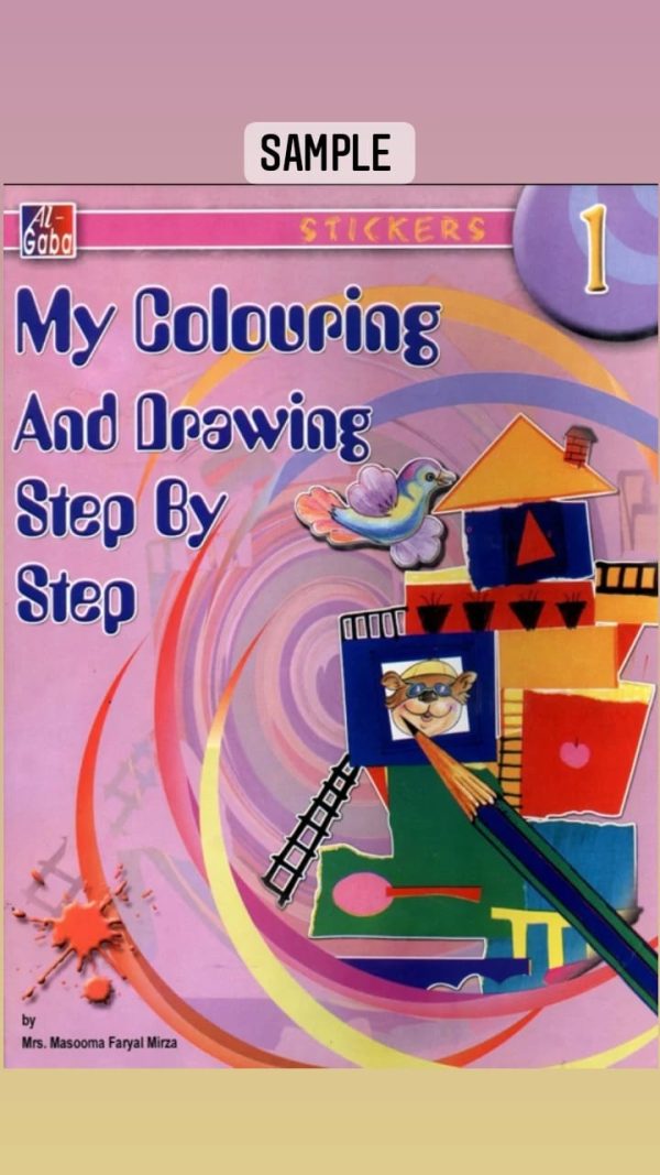 My colouring and drawing step by step 1