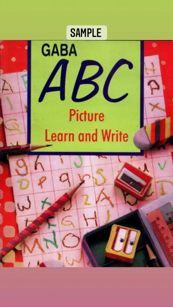 Gaba ABC Picture Learn And Write
