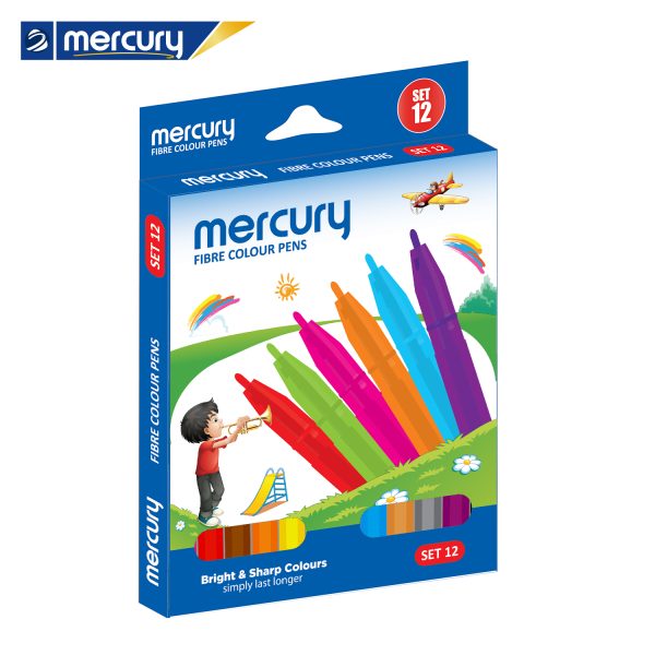 Mercury 12-Color Marker Set