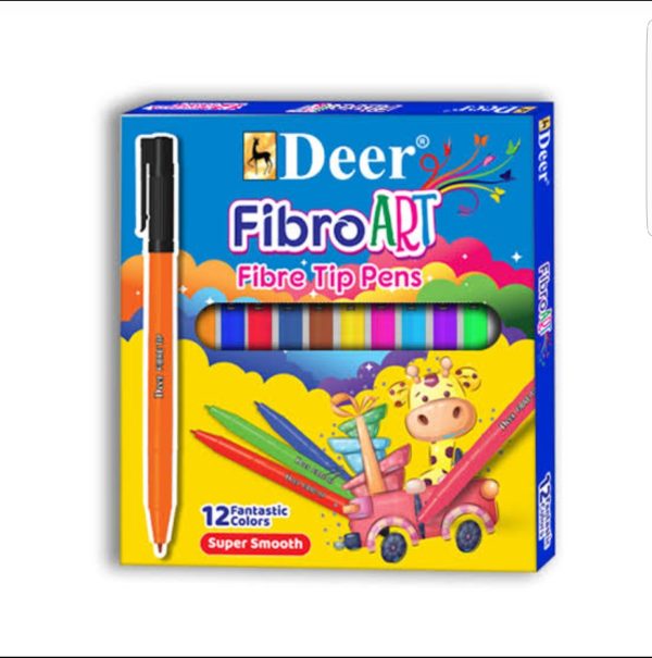 Deer 12-Color Marker Set
