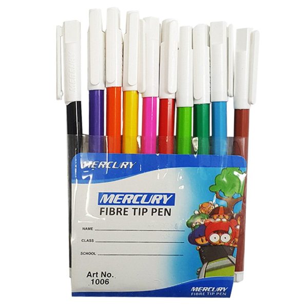 Mercury 10-Color Marker Set