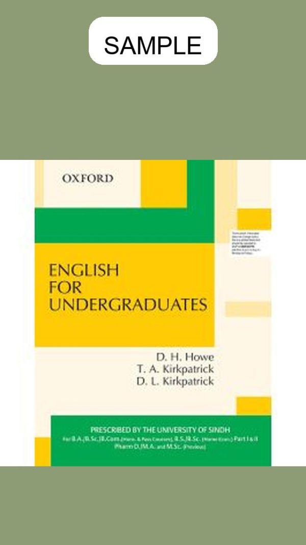 English for Undergraduates (University of Sindh Edition)
