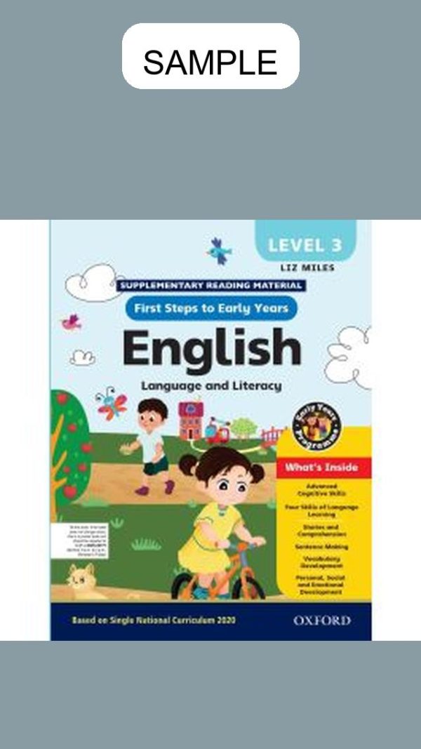 First Steps to Early Years (English) Book 3 Kindergarten