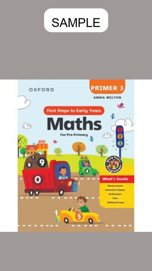 First Steps to Early Years (Maths) Book 3 Kindergarten