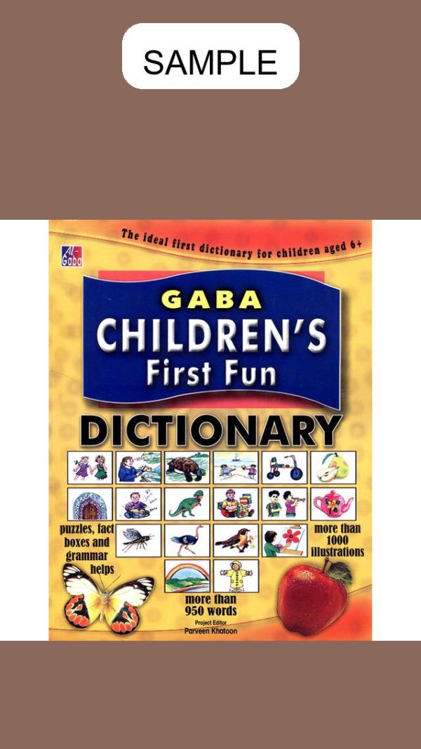 Gaba Children's First Fun Dictionary