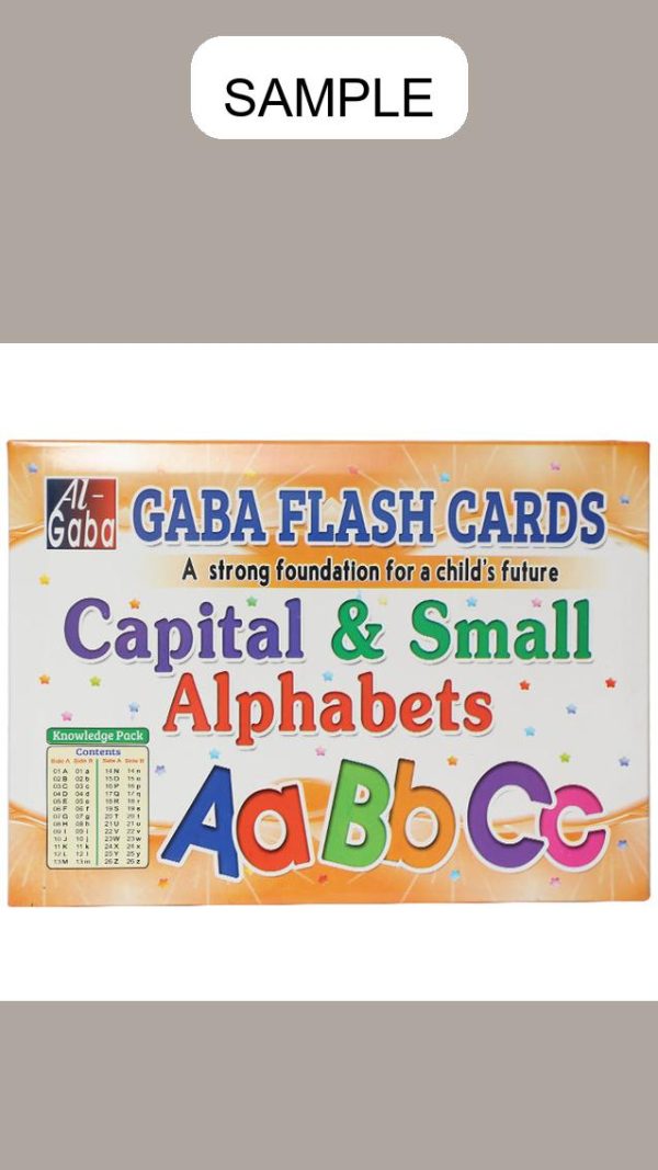 Gaba Flash Card Capital & Small Alphabets