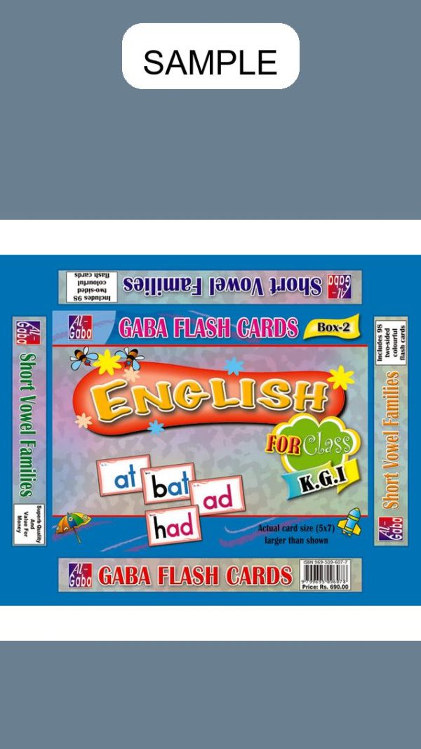 Gaba Flash Card English KG I Box 2