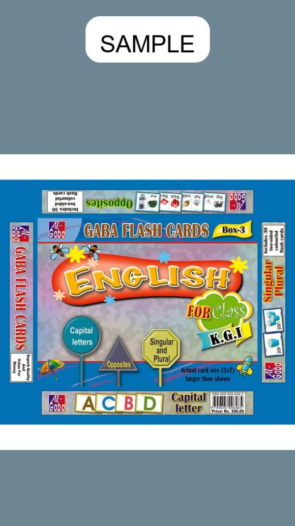 Gaba Flash Card English KG I Box 3