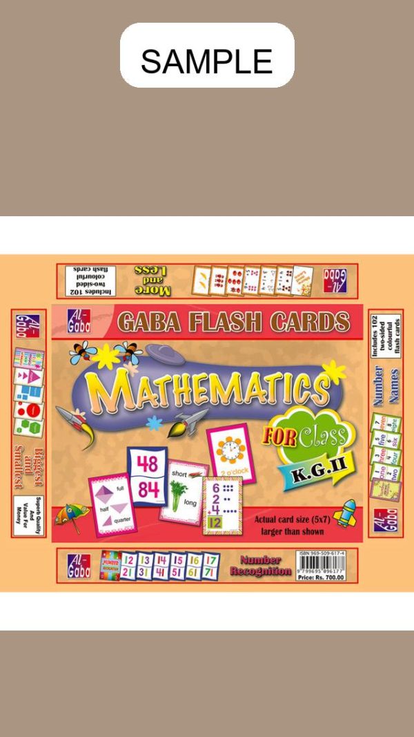 Gaba Flash Card Mathematics KG II