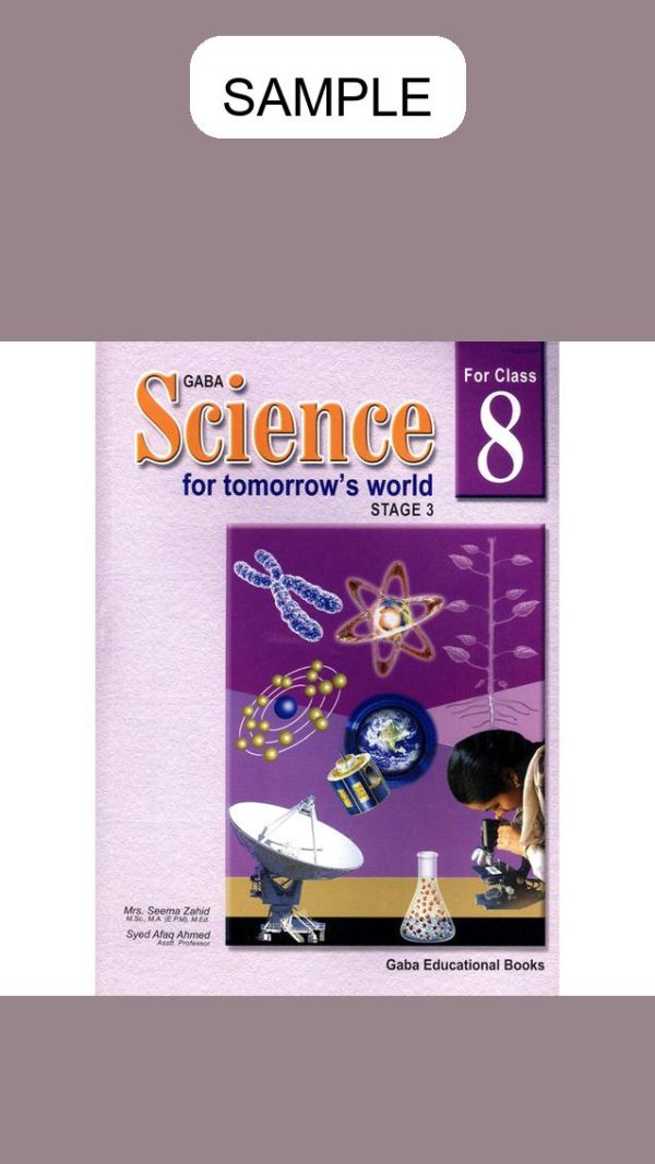 Gaba Science For Tomorrow's World Book 8