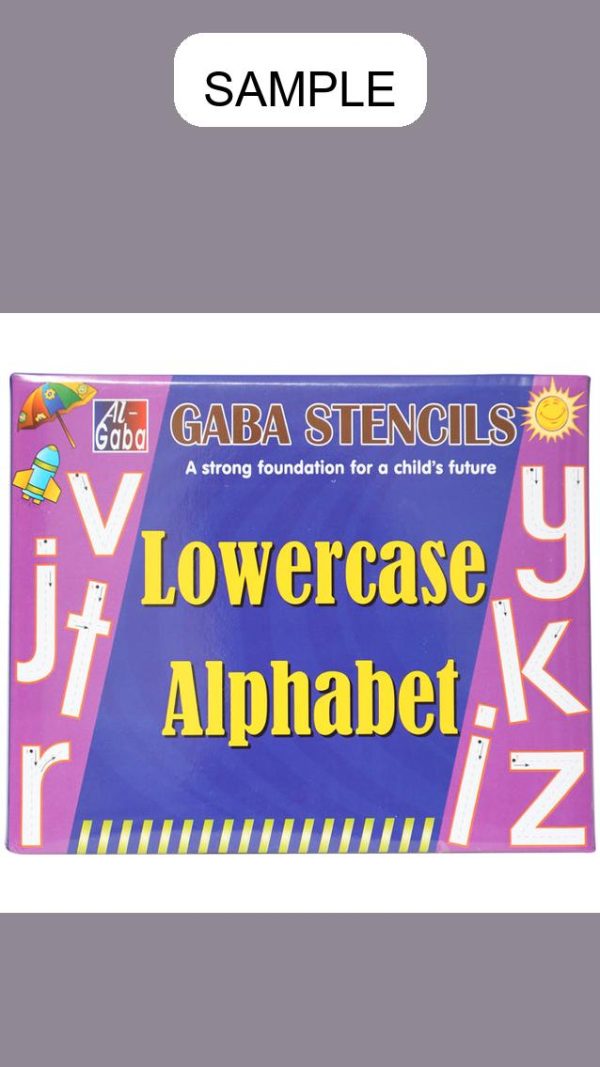 Gaba Stencils Lower Case Alphabet