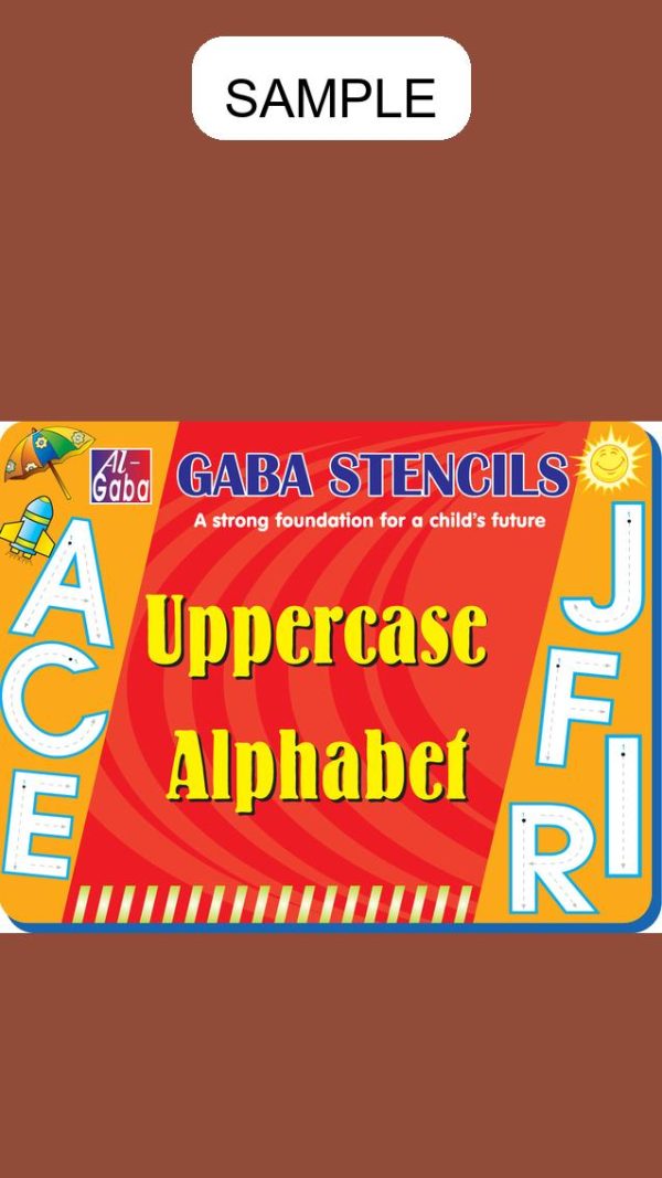 Gaba Stencils Upper Case Alphabet