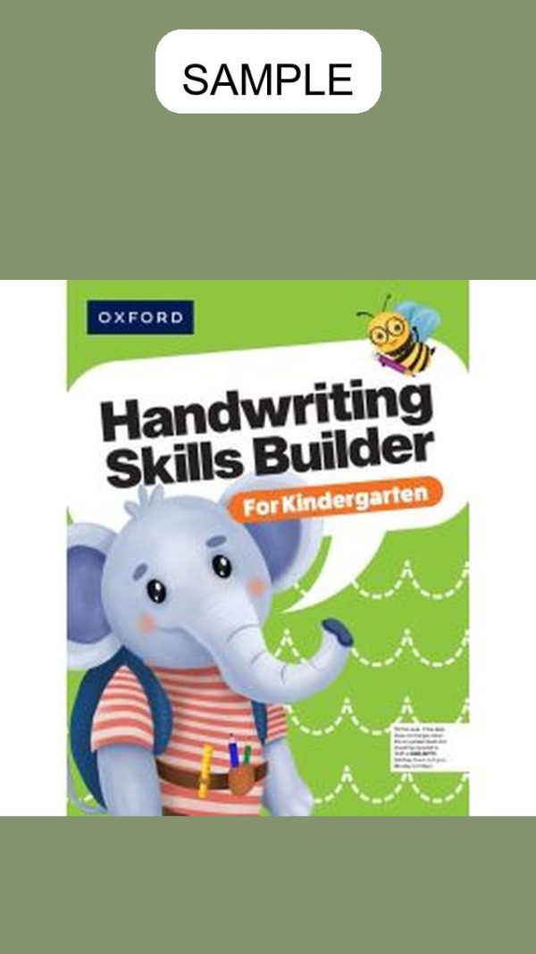 Handwriting Skills Builder Book Kindergarten