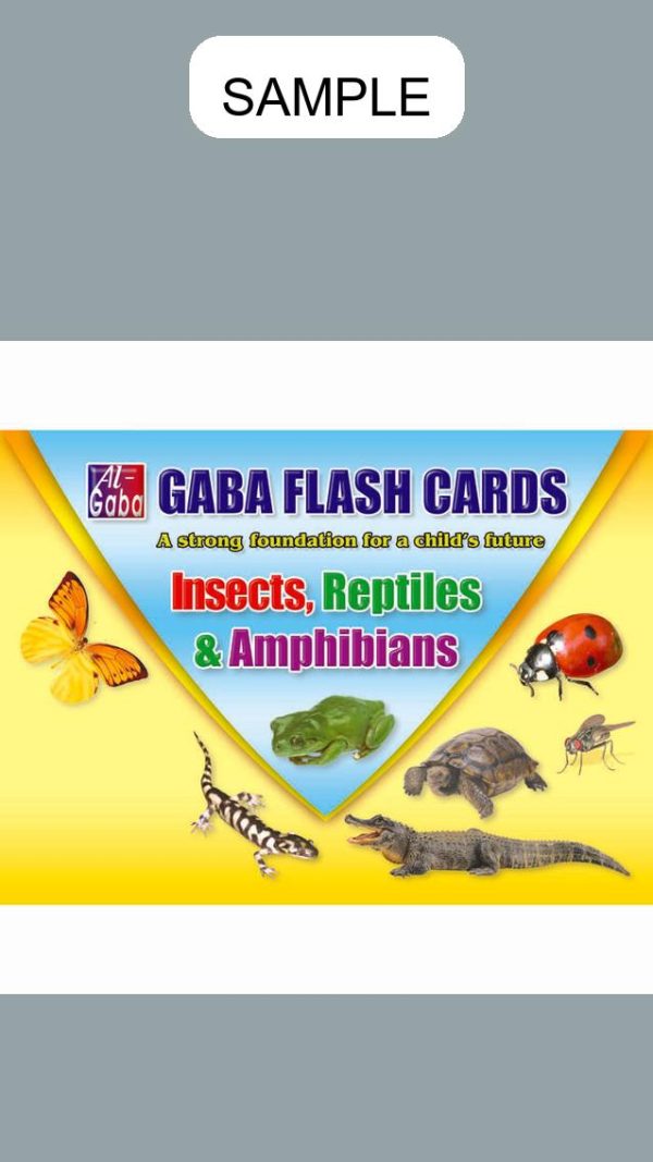 Gaba Flash Card Insects, Reptiles & Amphibians