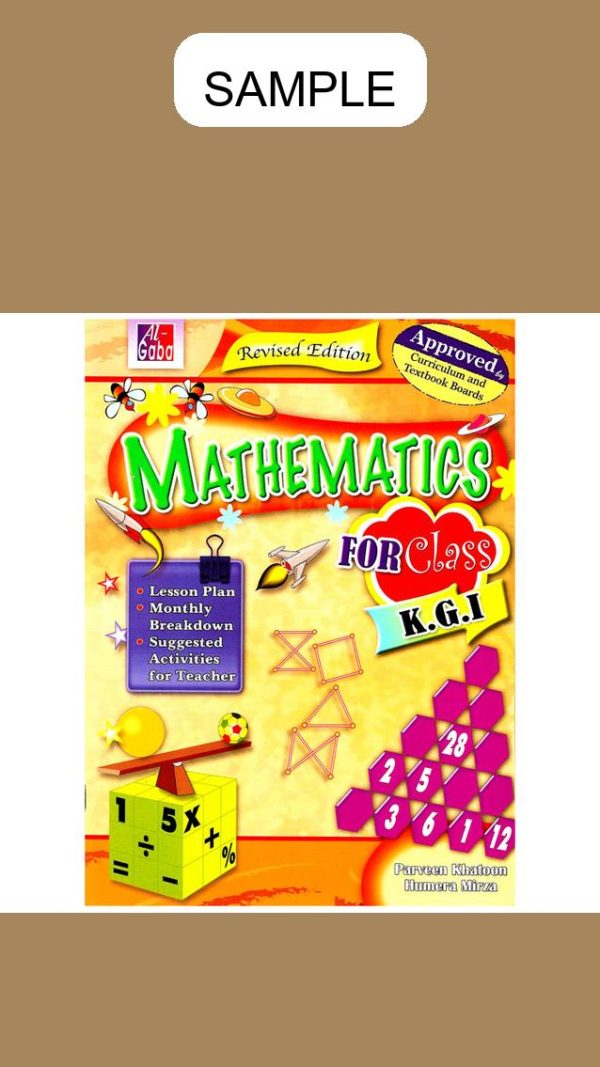 Mathematics (New Edition) Class KG 1