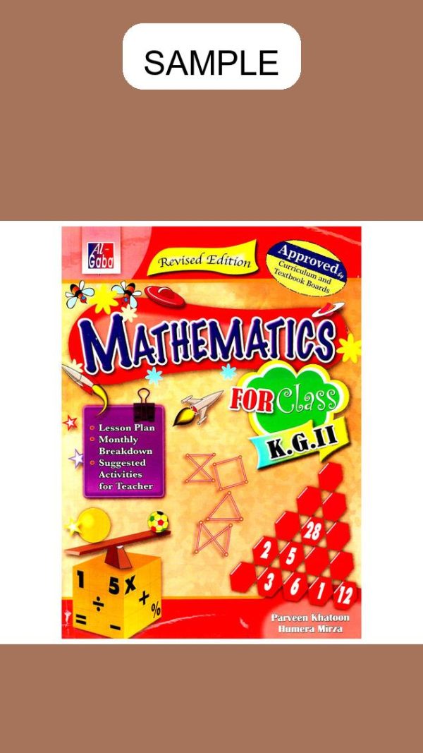 Mathematics (New Edition) Class KG 2