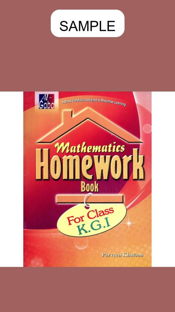 Mathematics Home Work Book Class KG 1