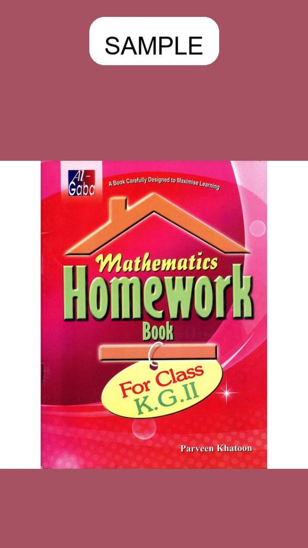 Mathematics Home Work Book Class KG 2