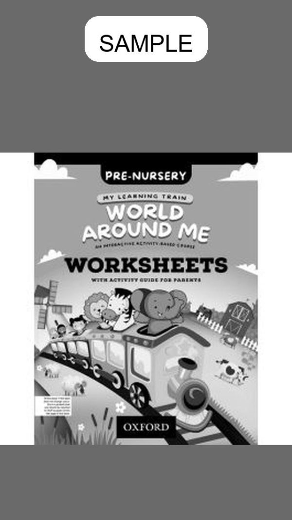 My Learning Train: World Around Me Pre-Nursery Worksheets