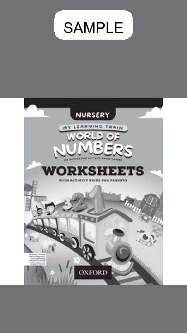 My Learning Train: World of Numbers Nursery Worksheets