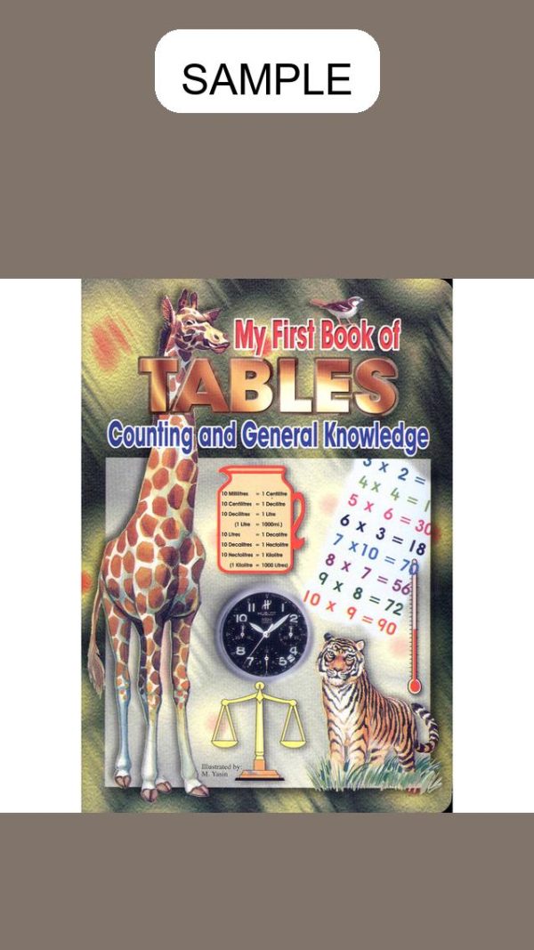 My First Book of Tables Counting and Gen Knowledge