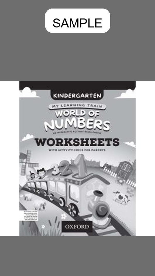 My Learning Train: World of Numbers Kindergarten Worksheets