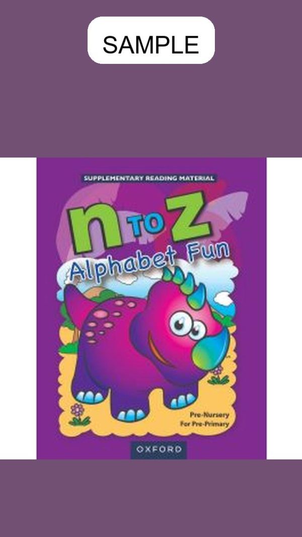 Alphabet Fun: (n-z) Book Pre-Nursery