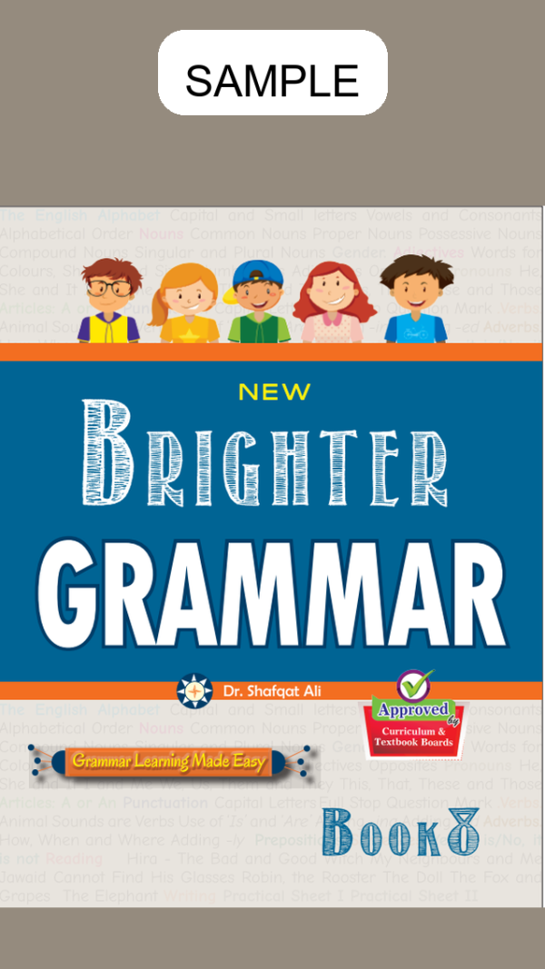 New Brighter Grammar (Approved by S.N.C) Book 8