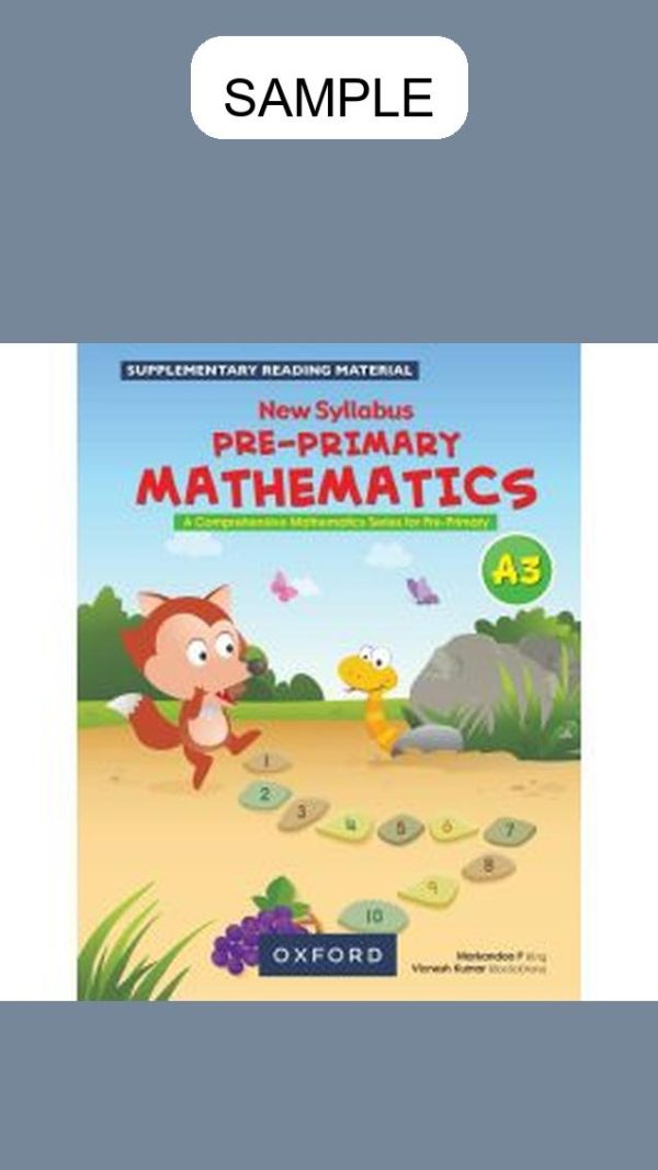 New Syllabus Pre-Primary Mathematics Workbook A3