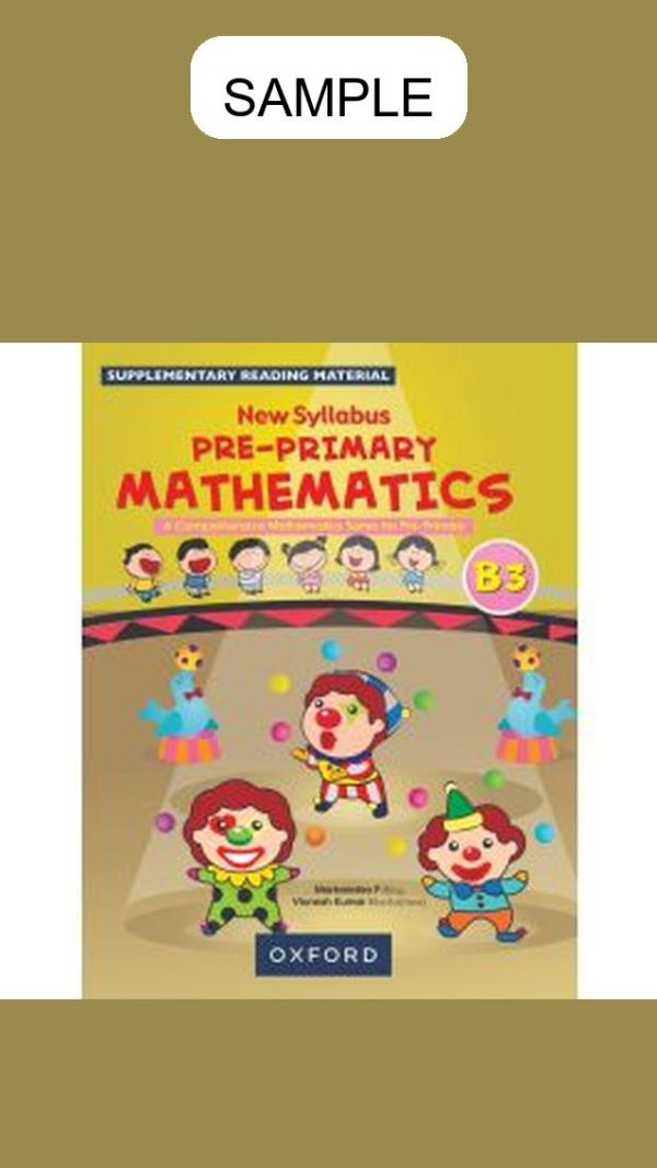 New Syllabus Pre-Primary Mathematics Workbook B3