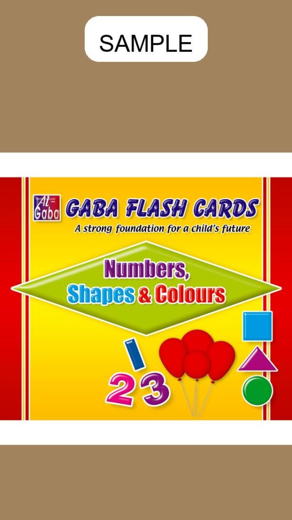 Gaba Flash Card Small Size Number, Shapes & Colours