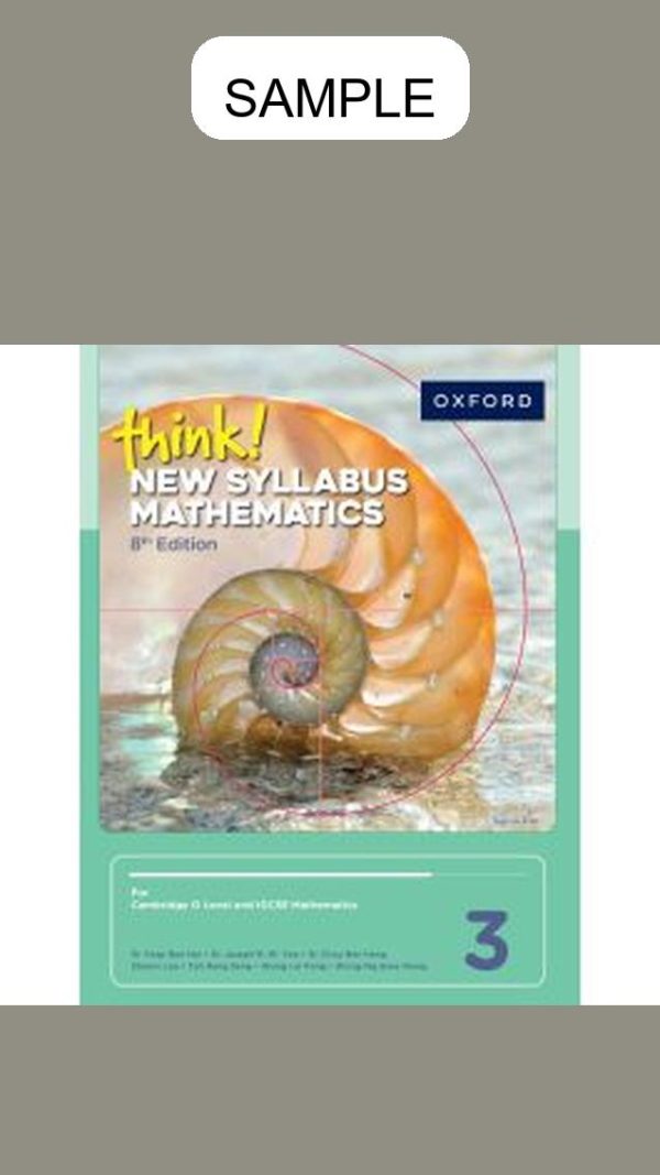 think! New Syllabus Mathematics Book 3 (8th Edition)