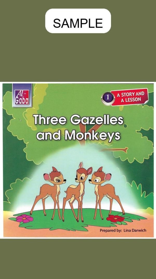 Three Gazelles and Monkeys 1
