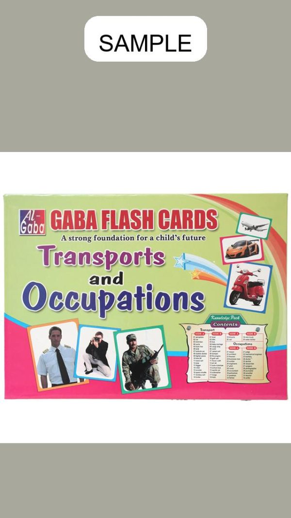 Gaba Flash Card Transportation And Occupations