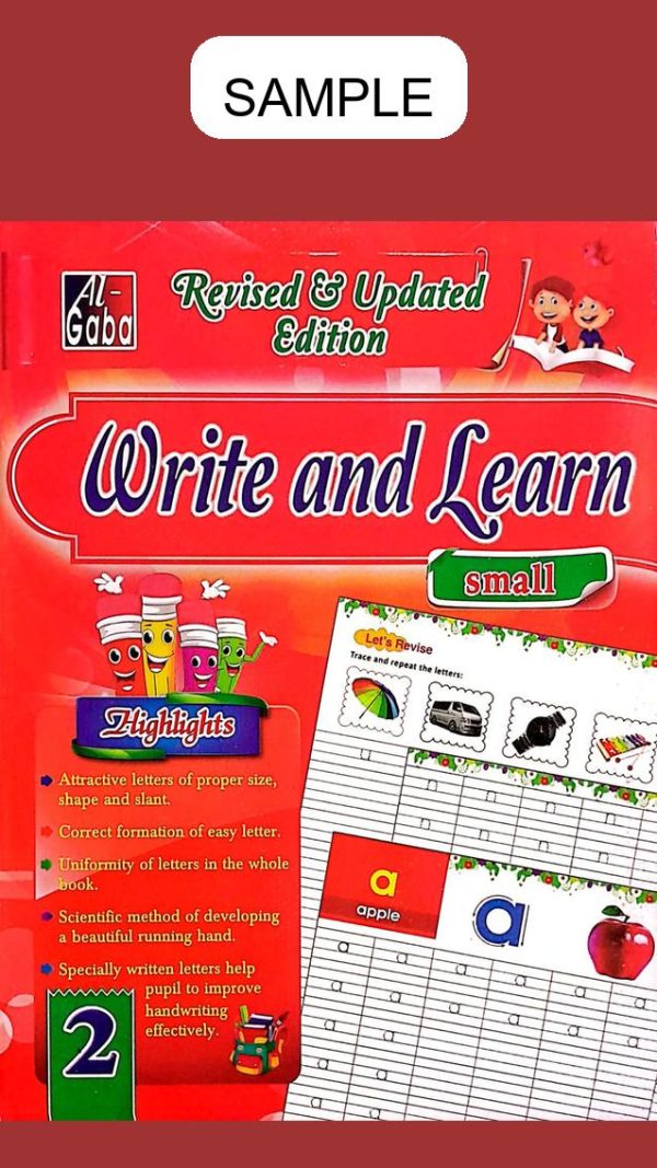 Write and Learn Book 2 (Small - SNC Approved)
