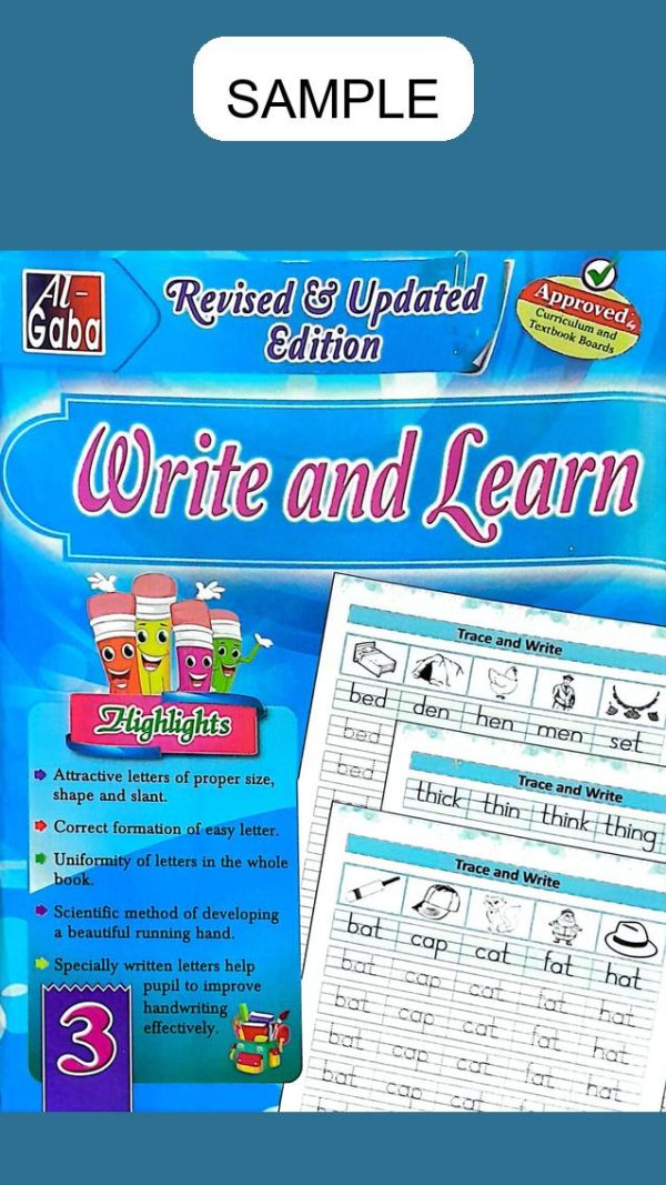 Write and Learn (Revised & Updated Edition) Book 3