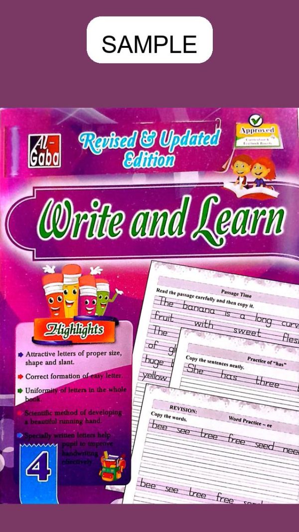 Write and Learn (Revised & Updated Edition) Book 4