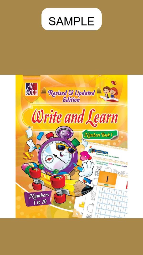Write & Learn Number (Revised and Updated Edition) Book 1 (1 - 20)